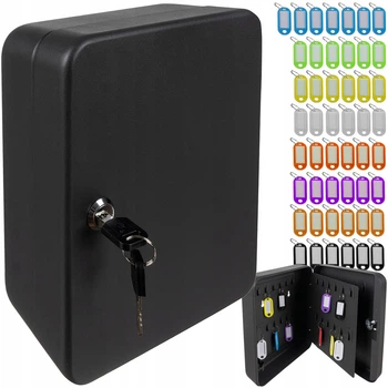 Сейф для ключей Malatec Key lock Box 48 шт с брелками 25 х 20 х 8 см (22628)