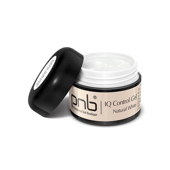 Гель для нарощування і моделювання нігтів PNB IQ Control Gel Natural White 5 мл