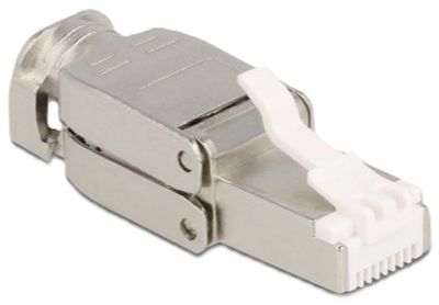 Мережева вилка DeLOCK RJ-45 Cat. 6a STP Silver (4043619869275)