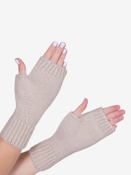 Мітенки жіночі в'язані Malisa Поло 10-5052-DM-82 One Size Льон