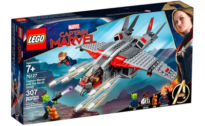 Конструктор LEGO Капітан Марвел і напад скруллів 307 деталей (76127)