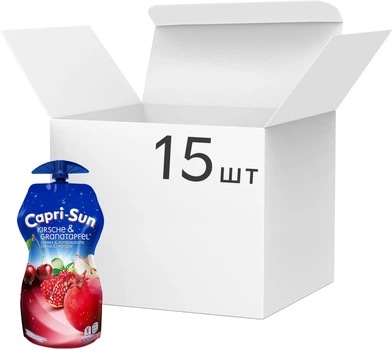 Упаковка напитка сокосодержащего Capri-Sun Вишня-Гранат 330 мл x 15 шт (4000177172629)
