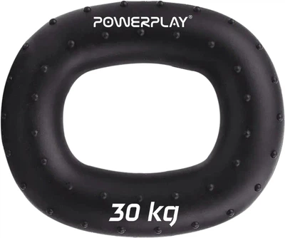 Эспандер кистевой силиконовый PowerPlay PP-4337 Hand Grip Hard 30 кг Черный (PP_4337_Black_30kg)