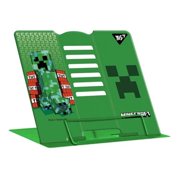 Підставка для книжок Yes Minecraft "Майнкрафт" металева зелена (470490)
