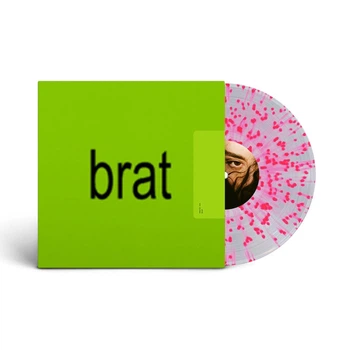 Вінілова платівка Charli xcx - Brat (Limited Edition) (Clear & Pink Splatter Vinyl) (Indie Exclusive) 1lp