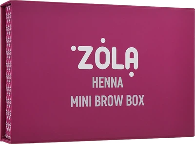 Набір - Zola Henna Box (brow/henna/6*5g + brow/oil/15ml) (926368-25006)