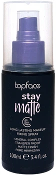 Спрей-фіксатор макіяжу "Stay Matte" - TopFace Fixing Spray 100ml (1373418-16026671)