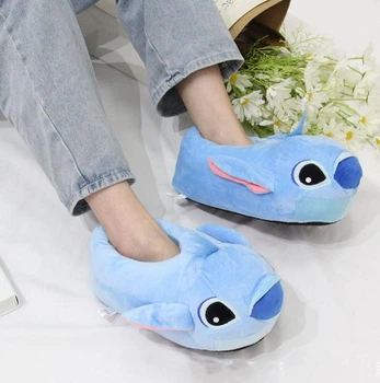 Тапочки-кигуруми Стич My Kigu Домашние Для Девочки Мягкие Плюшевые Голубой 28-34 (Д13153)