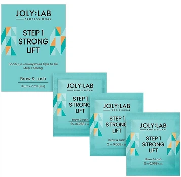 Набор средств для ламинирования бровей и ресниц - Joly:Lab Step 1 Strong Lift (1385101-18256344)