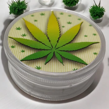 Гриндер для подрібнення тютюну Grinder Handmuller Green Leaf Plastic White
