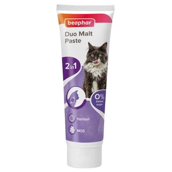 BEAPHAR Duo Malt Paste двойная Мальт-Паста для кошек 100г