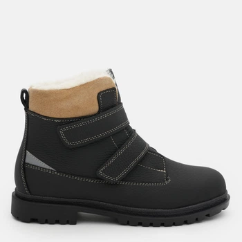 Дитячі зимові шкіряні черевики для дівчинки Prime Shoes 323 Black Leather 36-323-60160 37 Чорні (2000000238180_PS)