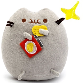 Комплект 2Life Мягкая игрушка Pusheen cat 12х15 см и юла v-12303