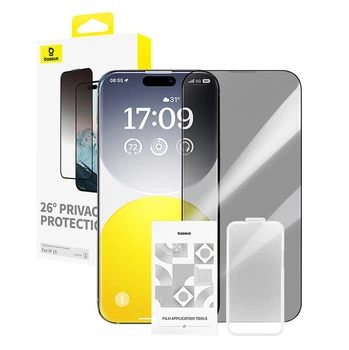 Защитное скло Baseus Diamond для iPhone 15 Privacy (P60057405203-00)