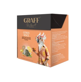 Чаю зелений Graff Citrus Space 20 шт/ 1.8 г (4820279611099)