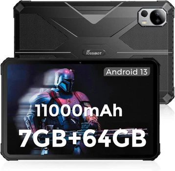 Захищений планшет 10.4" 2К Fossibot DT1 Lite 4/64GB Gray