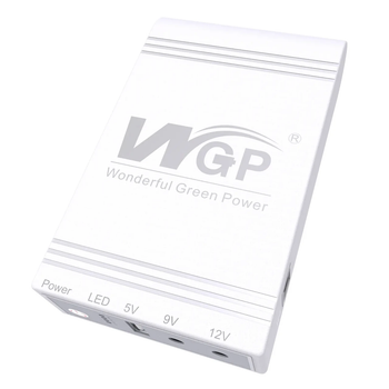 ИБП для роутера, маршрутизатора повербанк WGP MINI DC UPS WGP103 10400mAh, 5V/9-12V