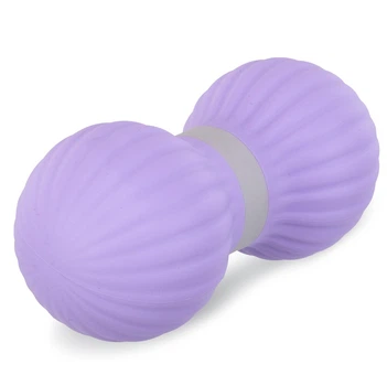 Мяч массажный двойной для мфр и самомассажа Zelart Duoball 0728 размер 14х6,5 см Violet