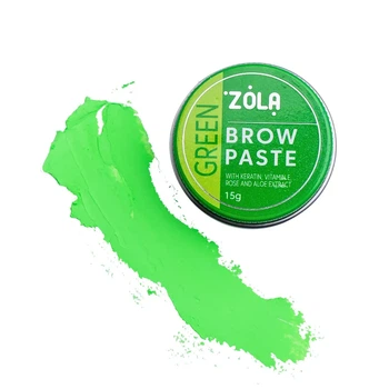 Паста контурна для брів Brow Pasta Zola зелена 15 мл