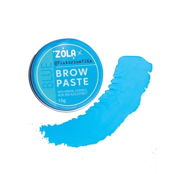Паста контурна для брів Viktorina Vika Brow Paste Zola блакитна 15 мл