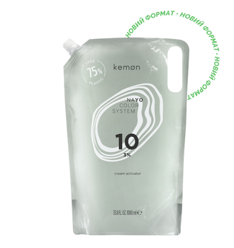 Окислитель безамиачный Kemon NaYo Cream Activator 3% рефил 1000 мл