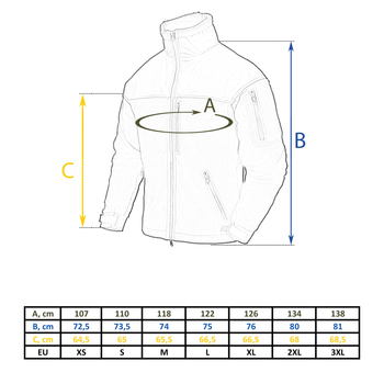 Кофта флісова Helikon-Tex Classic Army Jacket Coyote XL