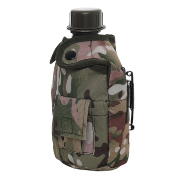 Фляга пластикова US 1L з казанком Multicam