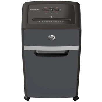 Уничтожитель документов шредер HP Pro Shredder 24CC A4 80g х24 листов 4x35 30л Black (2815)