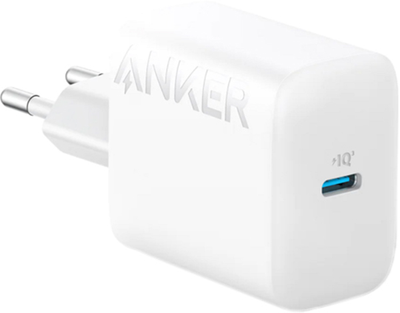 Мережевий зарядний пристрій Anker PowerPort 312 20W USB-C + Кабель USB-C 1.5 м White (B2347G21)