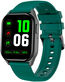 Смарт-часы Canyon Chatter SW-58 BT-CALL Black Green (CNS-SW58BG)