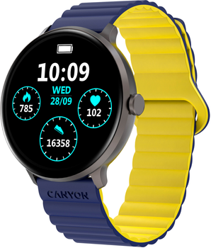 Смарт-часы Canyon Jacky SW-69 Blue Yellow (CNS-SW69BL)