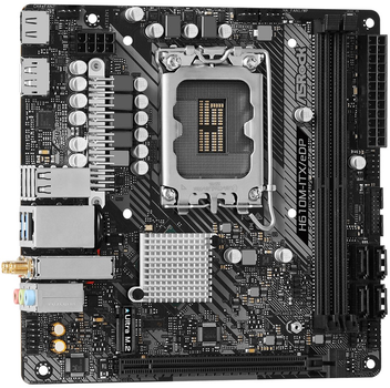 Материнська плата ASRock H610M-ITX/eDP (s1700, Intel H610, PCI-Ex16) (90-MXBJK0-A0UAYZ)