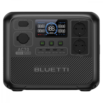 Портативная зарядная станция Bluetti AC70 (1000W/768Wh)