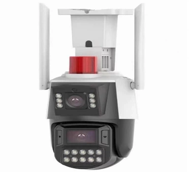 Камера видеонаблюдения PTZ уличная WiFi P05 (ICSEE) с поддержкой мобильного отслеживания и сигнализацией