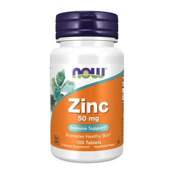Цинк глюконат Now Foods Zinc 50 мг 100 таблеток