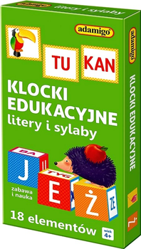 Zestaw klocków Adamigo Edukacyjne 18 elementów (5902410007066)