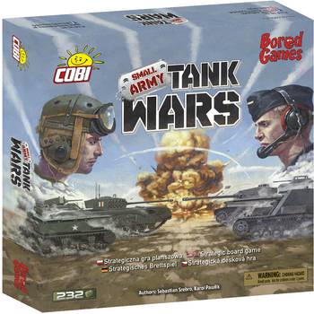 Gra planszowa Bored Games Small Army Tank Wars (5902251221041)