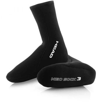 Носки для тріатлону неопренові Head Neo Socks 3 mm чорні, 44/45, (455222.BK.XXL)
