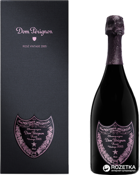 Шампанське Dom Perignon Vintage Rose рожеве брют 0.75 л 12.5%   в подарунковій упаковці (3185370615294)
