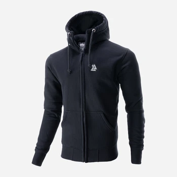 Толстовка на молнии мужская Dobermans Aggressive North Valknut BZ324ABK 3XL Черная