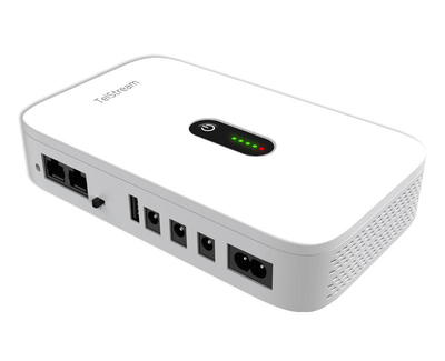 ИБП для роутера Telstream DC1018P White mini UPS 10400 mAh 5V-12V белый