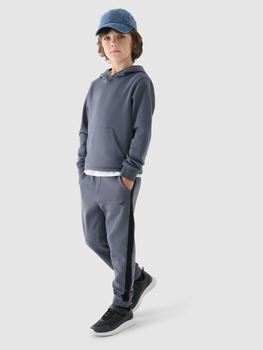 Дитячі спортивні штани 4F TROUSERS CAS M759 134 Темно-сірий 4FJWAW24TTROM759-22S