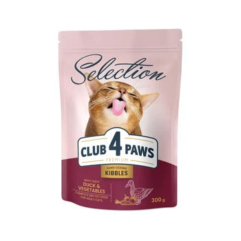 Сухий корм Club 4 Paws Selection Adult Cats With Duck And Vegetables для дорослих котів з качкою та овочами 300 г (B4611211)