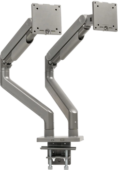 Настольное крепление для двух мониторов Qube 4520GD 17-45" до 2x20 кг Серое (4520GD)