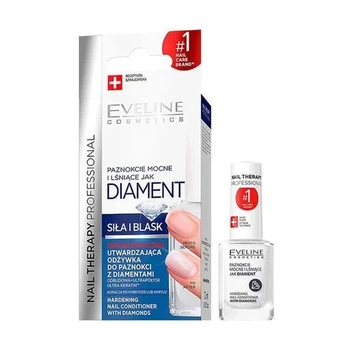Средство для укрепления ногтей с бриллиантовой пылью Eveline Cosmetics Nail Therapy Professional 12 мл