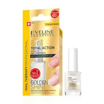 Средство для регенерации ногтей с микрочастицами золота Eveline Cosmetics 8в1 «Nail Therapy» 12 мл