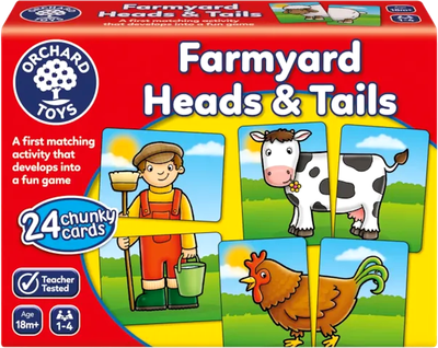 Gra planszowa Orchard Toys Farmyard Heads and Tails (5011863102003)