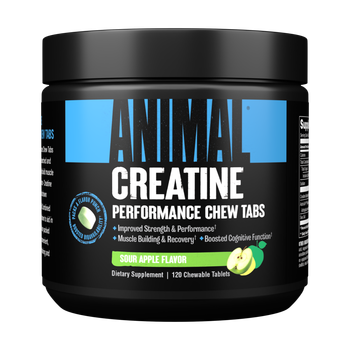 Креатинові жувальні таблетки Animal зелене яблуко - Universal Nutrition