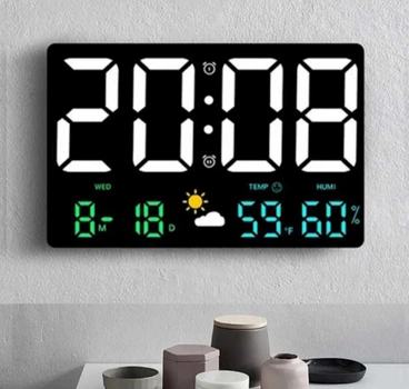 Электронные часы Jclock GH8012 Термометр, гигрометр + пульт ДУ