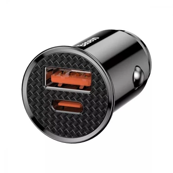 АЗУ Baseus USB/Type-C 30W PD/QC быстрая зарядка 5А Circular (CCALL-YS01)